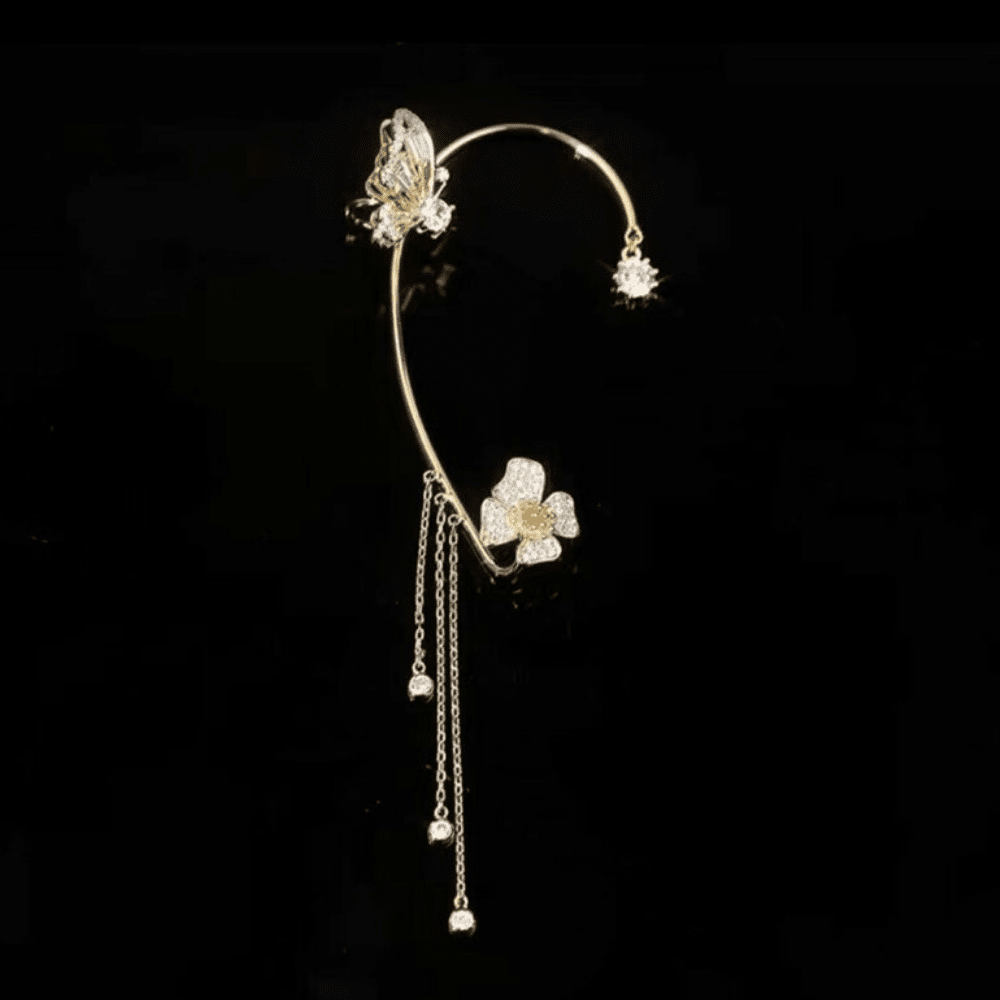 Fjärilsblomma örhängen