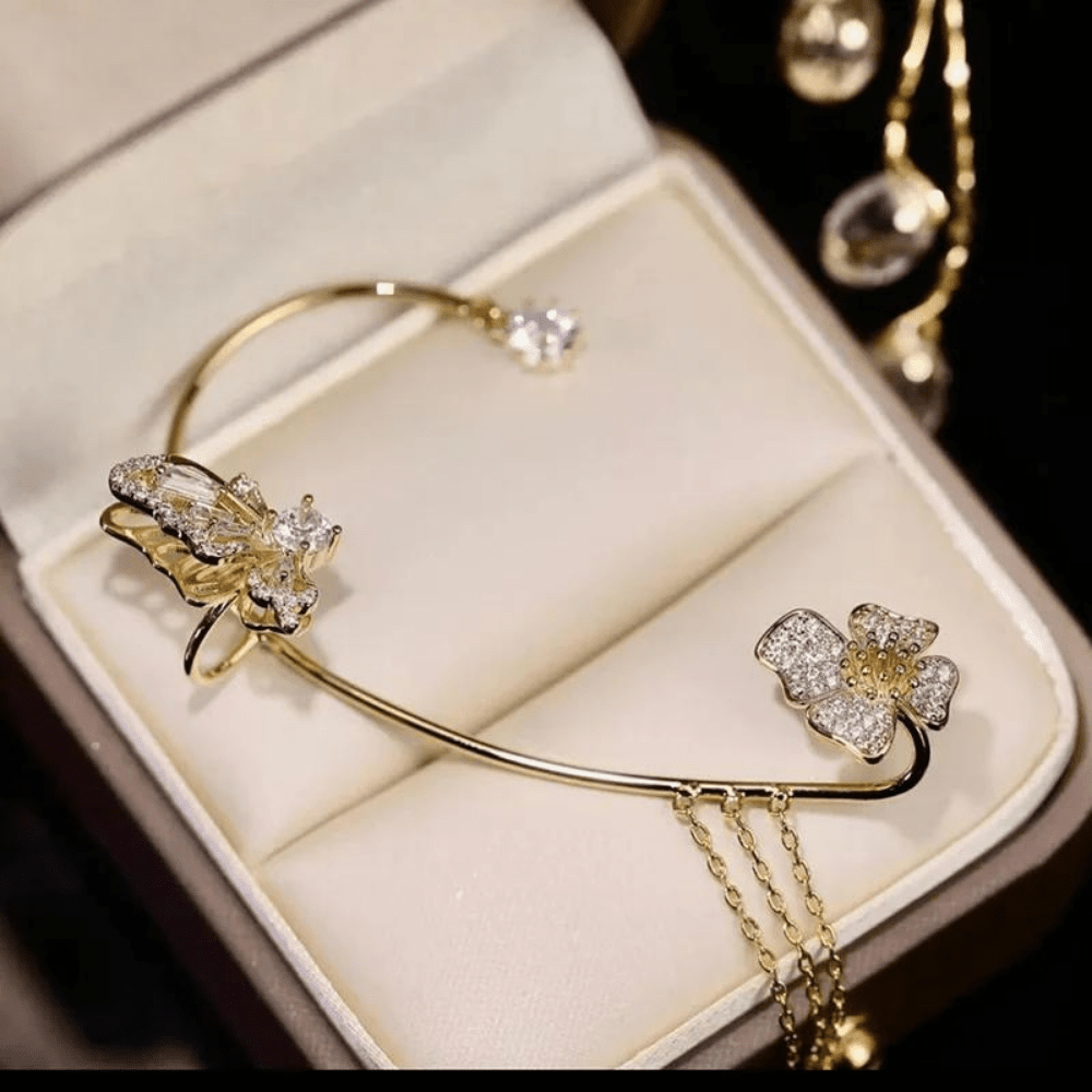 Fjärilsblomma örhängen