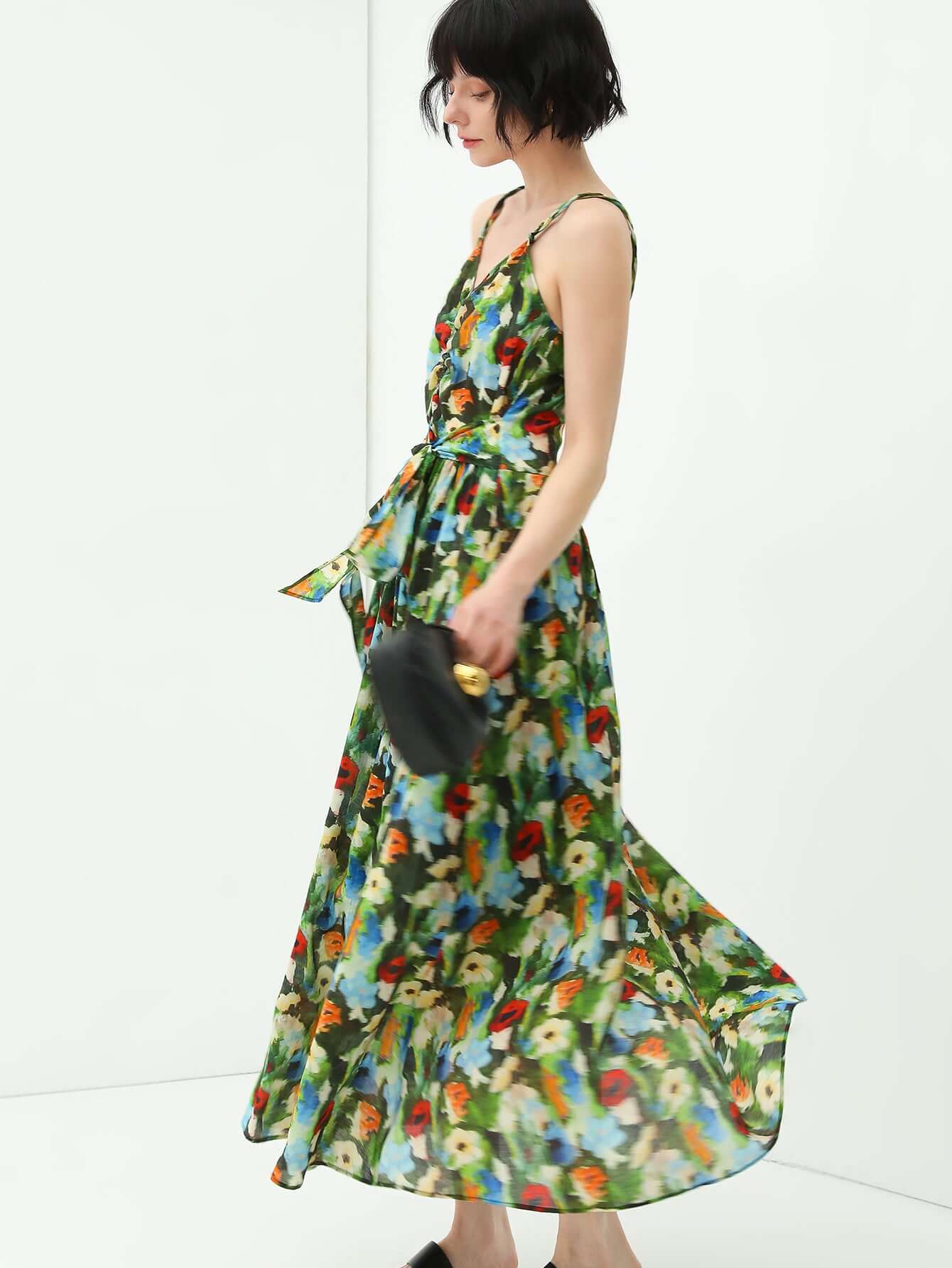 Floral Camisole Dress-2