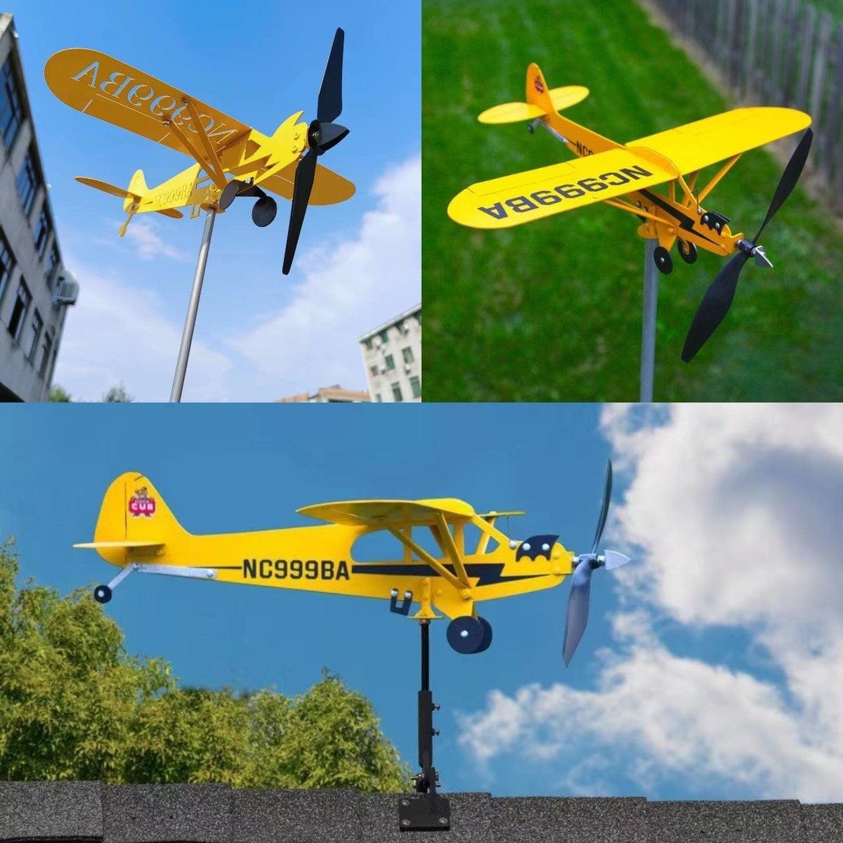 Flygplansväderflöjel – dekorativ detalj för flygentusiaster