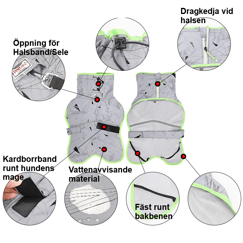 Heltäckande Reflextäckte till Hund