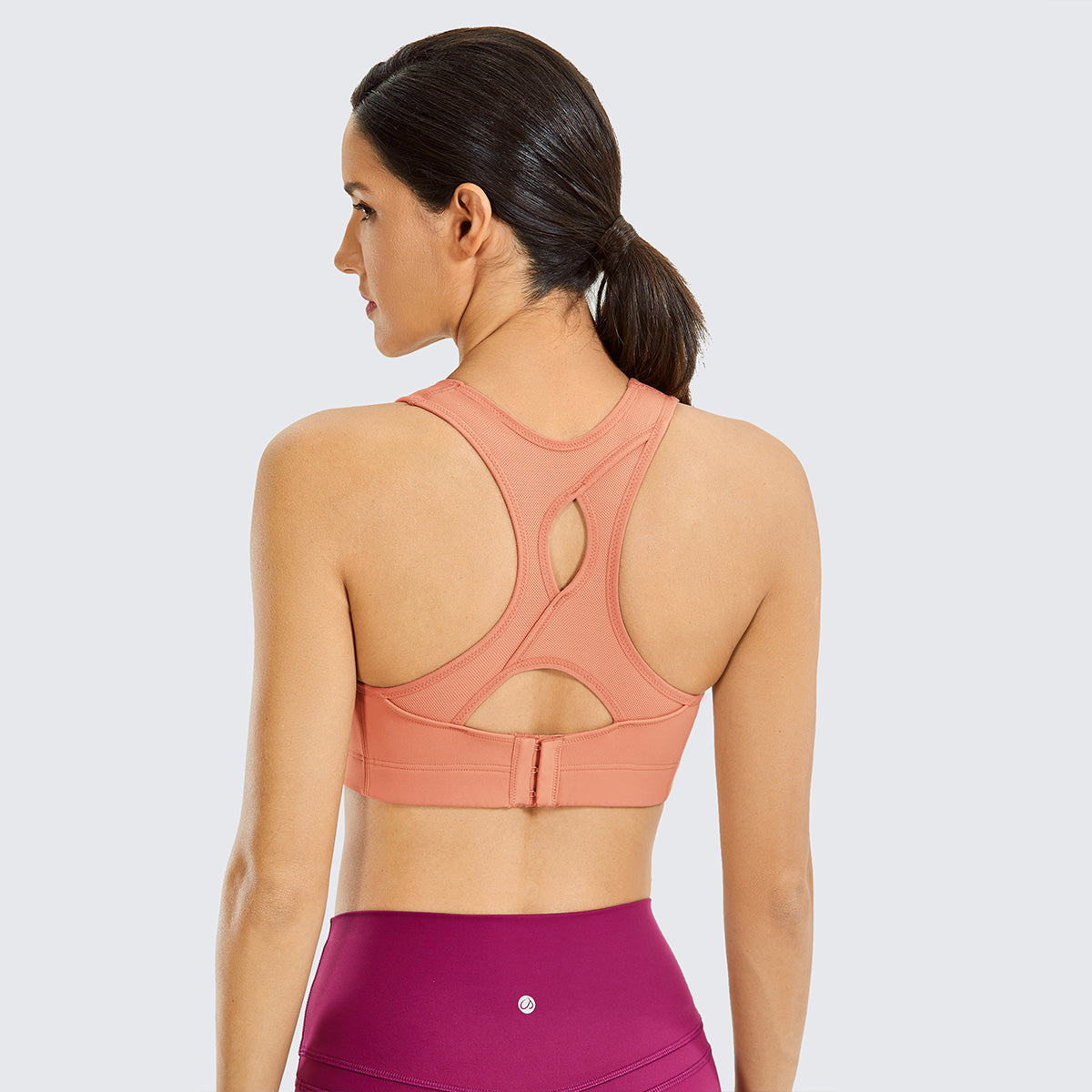 High Impact Lightly Padded Wireless Athletic Bra-2