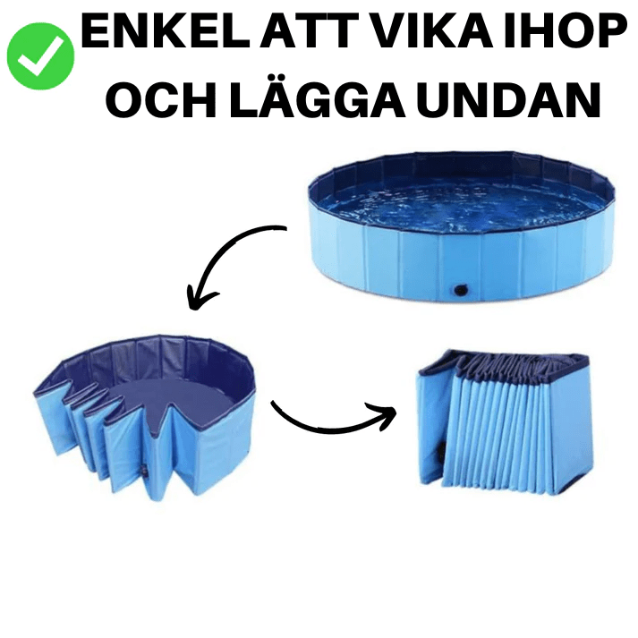 Hundpoolen Vikbar Pop-up pool