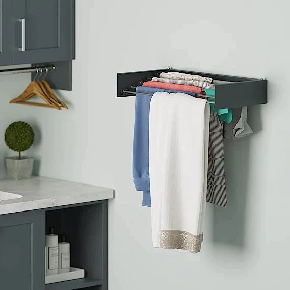 Infällbar Tvätthängare PREMIUM – Väggmonterad torklösning (15 kg)