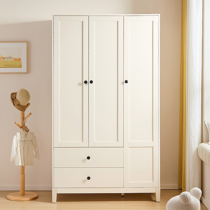 Julies Kids White Wardrobe Cabinet-0