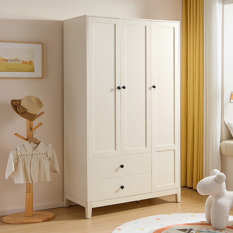 Julies Kids White Wardrobe Cabinet-2