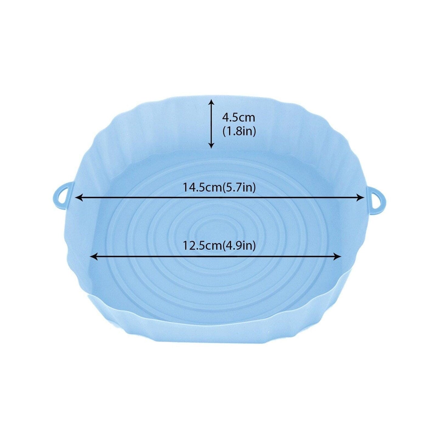 Kladdfri - Silikonform för Airfryer och Ugn