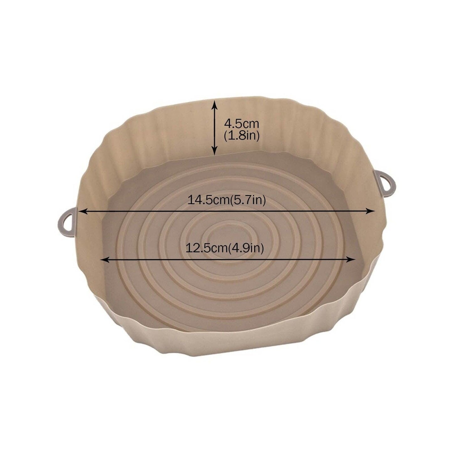 Kladdfri - Silikonform för Airfryer och Ugn