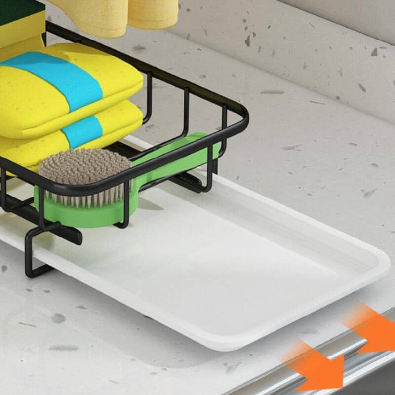 Köksförvaringsställ med disktrase- och svampförvaring