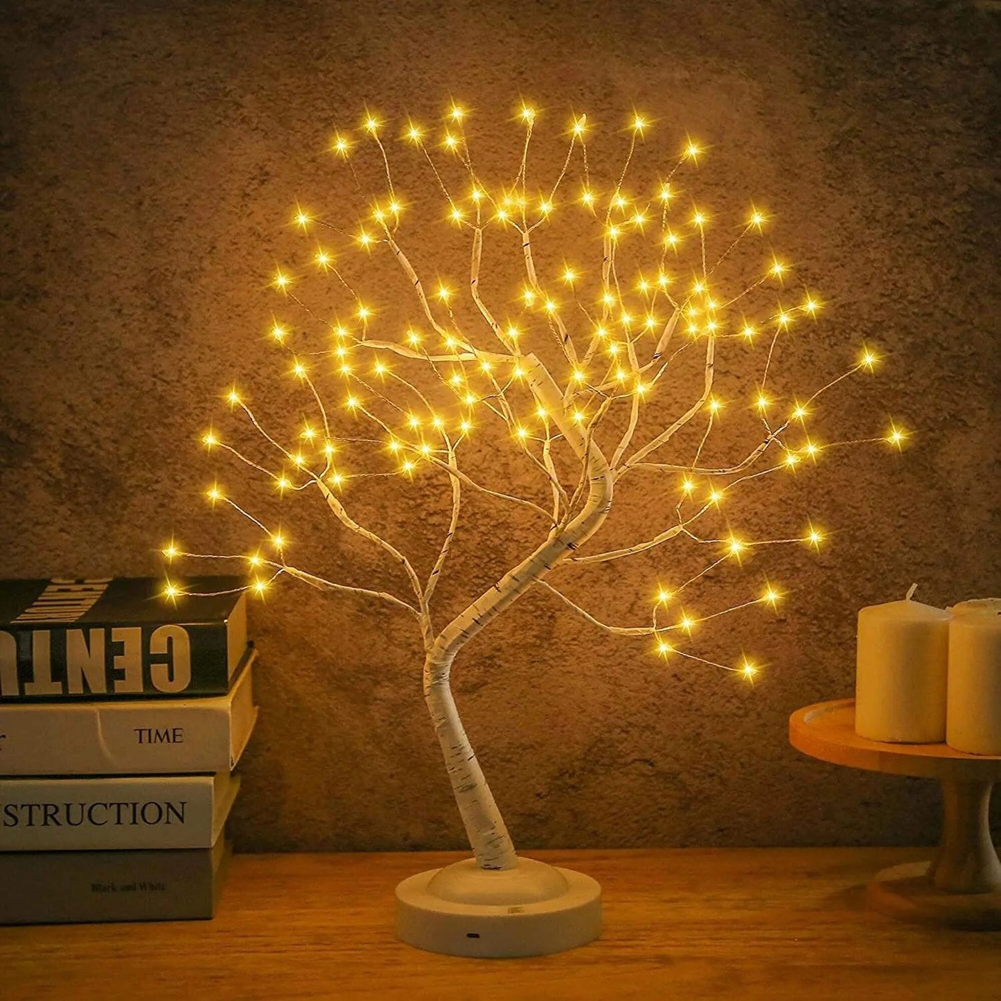 LED Bonsai Trädbelysning – Dekorativ med 8 Ljuslägen