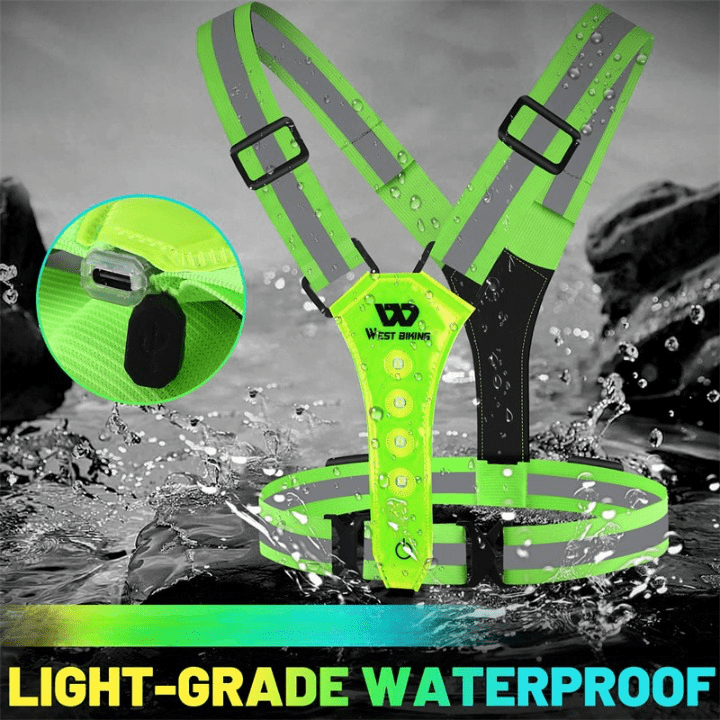 LED-reflekterande väst