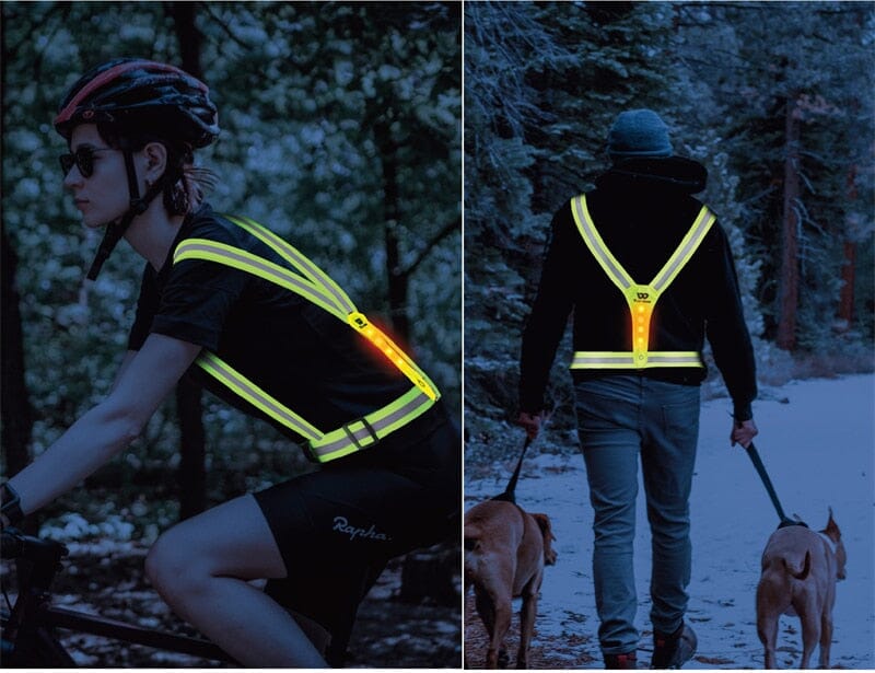 LED-reflekterande väst