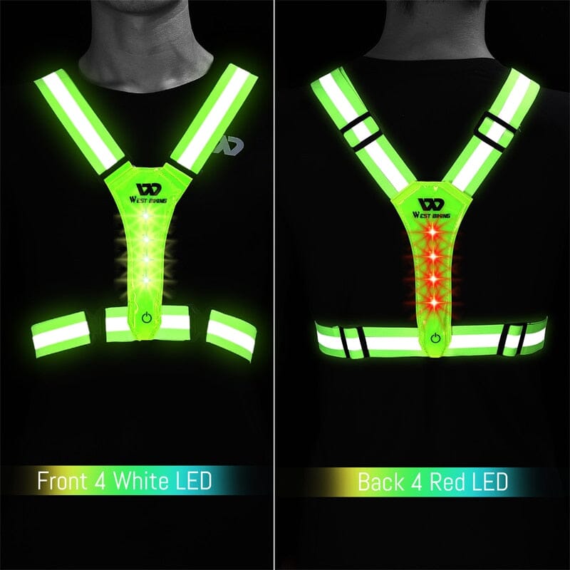 LED-reflekterande väst