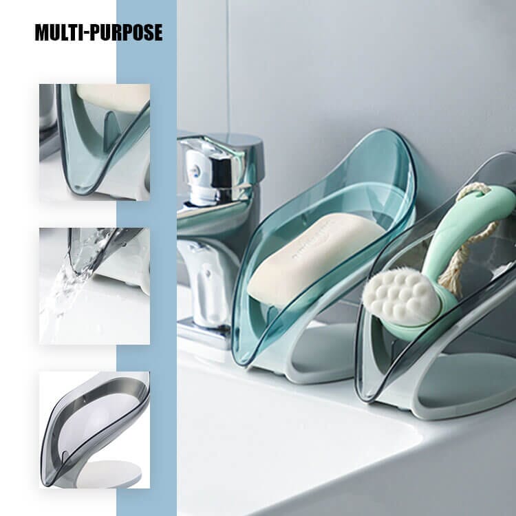 Lövet - Stilren tvålkopp med avrinning