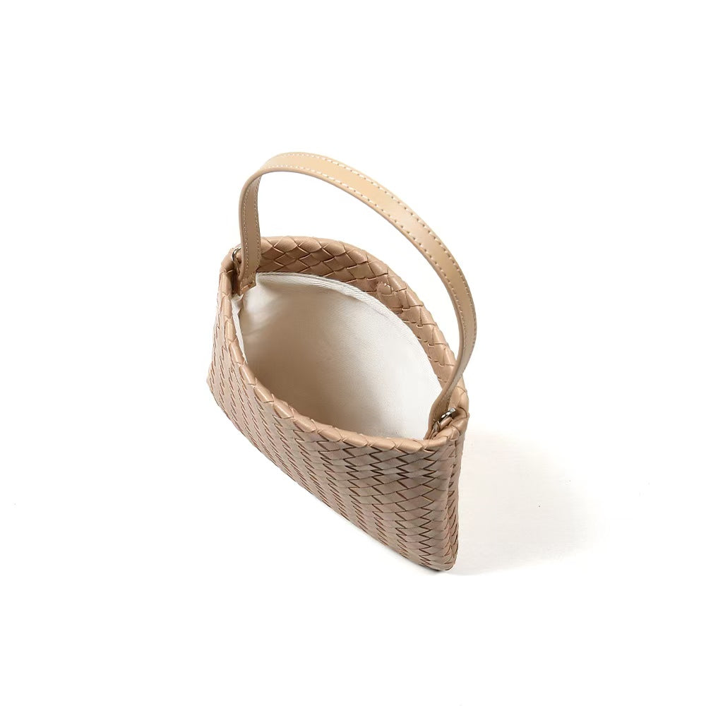 Mini Woven Lattice Tote Bag-4
