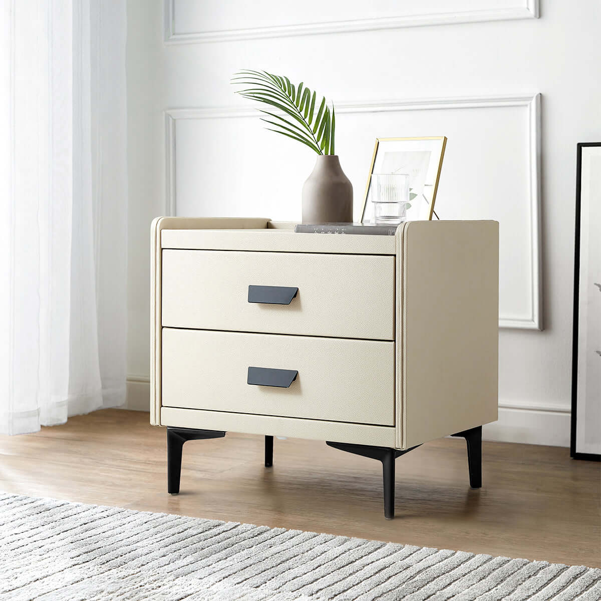 Minimalist Modern Luxurious Bedside Table-0