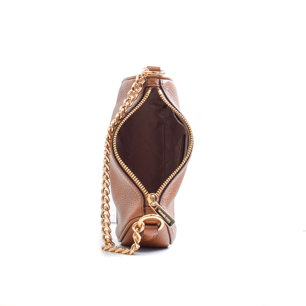 Michael Kors Handväska Carmela Diskret Blixtlas Brun