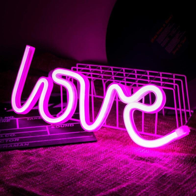 Neon lampa - LOVE