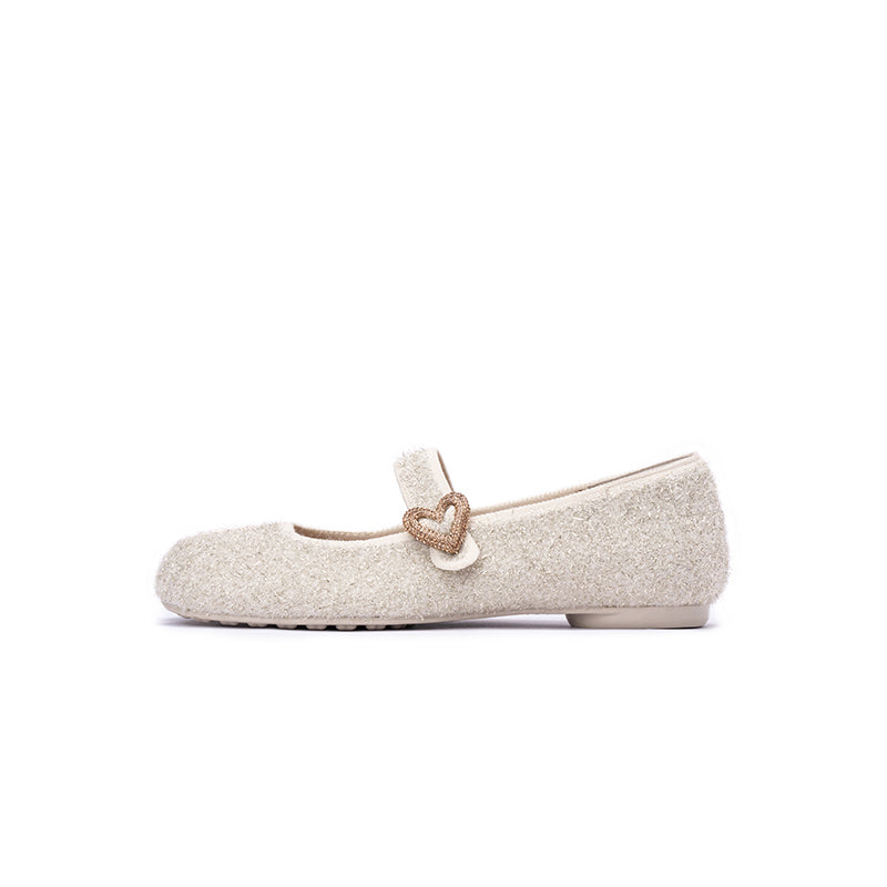 Oriental Split Toe Mary Jane Flat Shoes-5