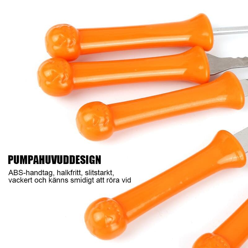 Pumpa Carving Kit i rostfritt stål