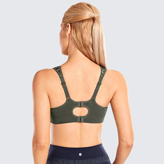 Quick Dry High Impact Padded Wireless Athletic Bra-1