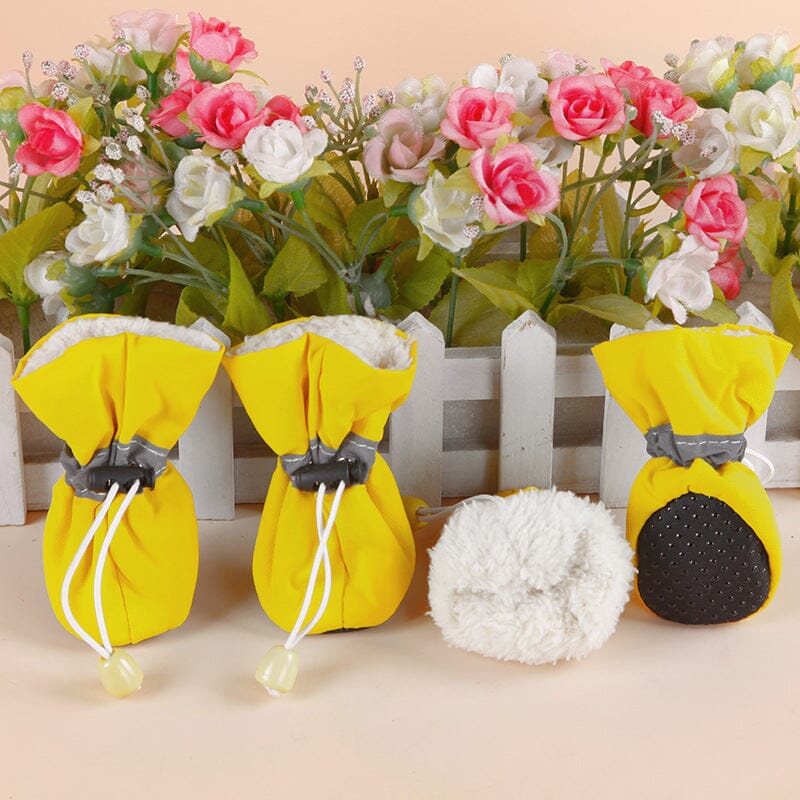 Reflektiva vadderade hundskor (4 skor)