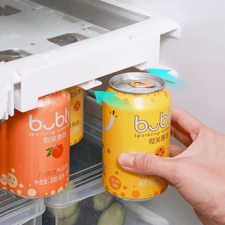 Burkhållare för kylskåp – smart och stapelbar förvaring