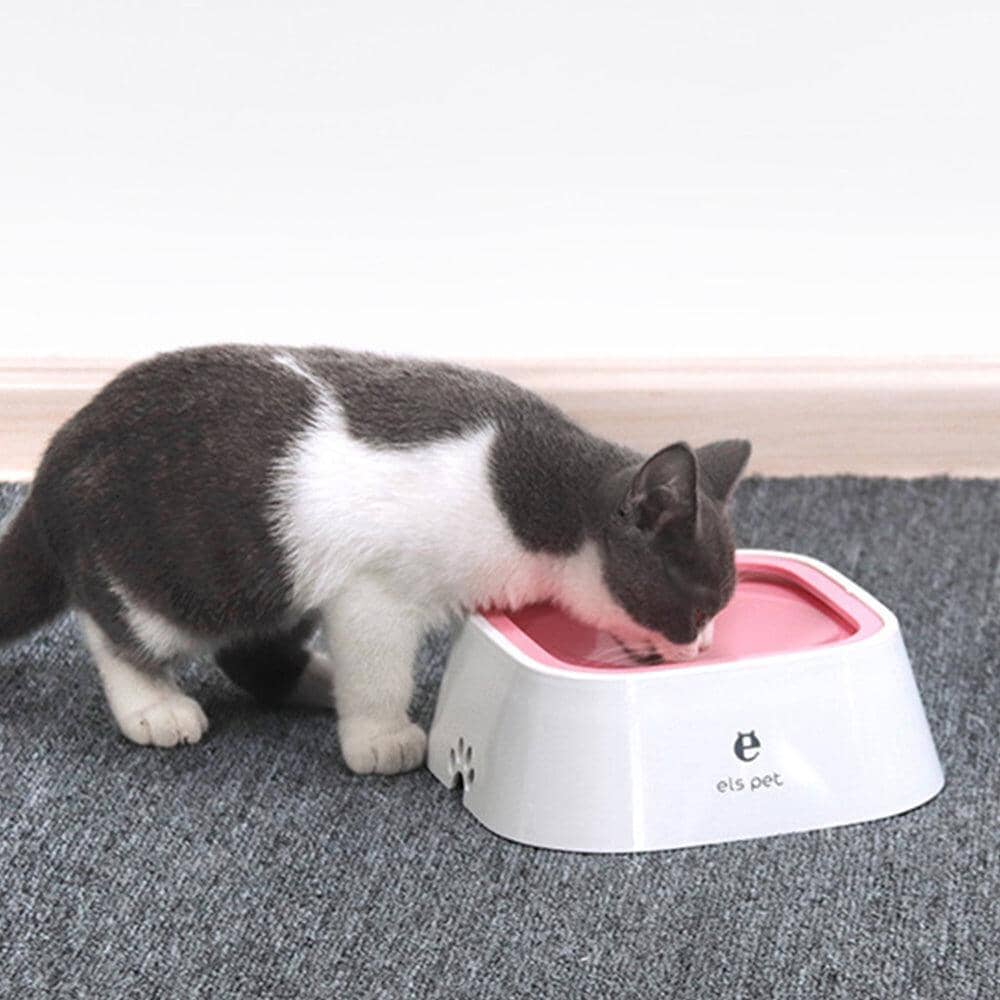 SpillFri™ Vattenskål 1,5L – Antiskvalp för Hund & Katt