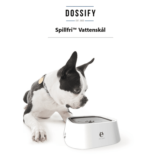 SpillFri™ Vattenskål 1,5L – Antiskvalp för Hund & Katt