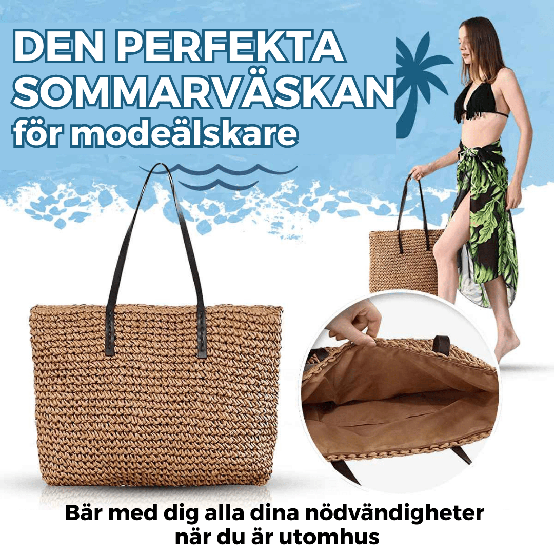 SunTote™ - Väska i vävt strå