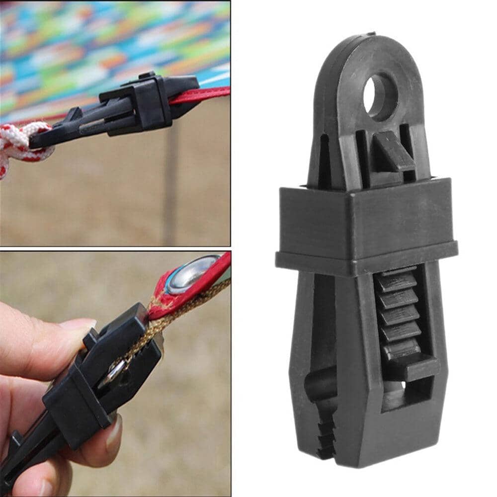 Tarp Clip 10-Pack – Extra Fästpunkter för Tältduk & Presenning