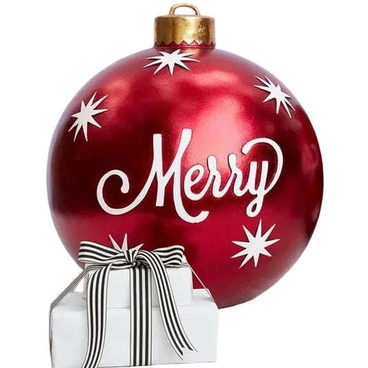 Uppblåsbara enorma julgranskulor