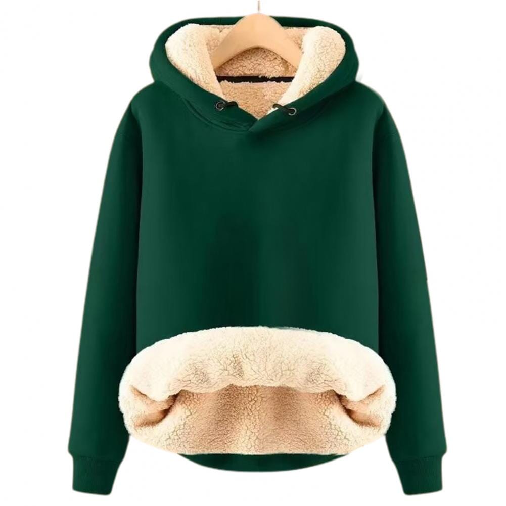 Varm Hoodie med Plysch
