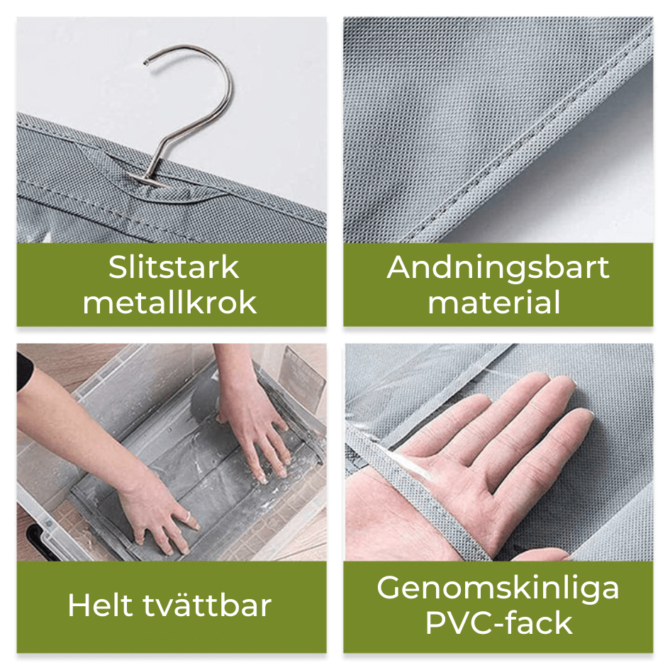 Vertikal väskförvaring
