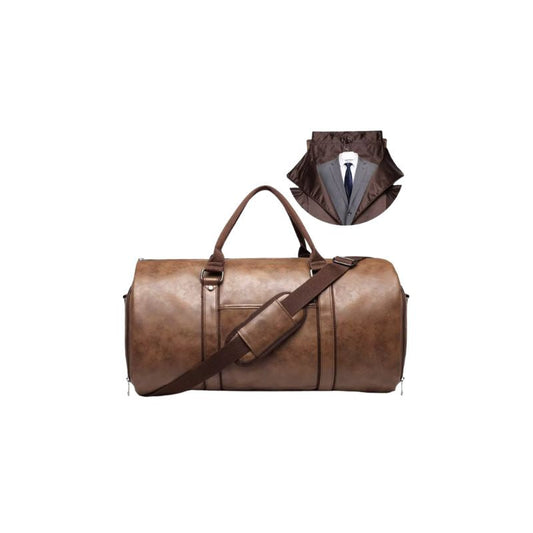 Weekendbag i premium-polyester, vattenresistent, ventilerat skofack