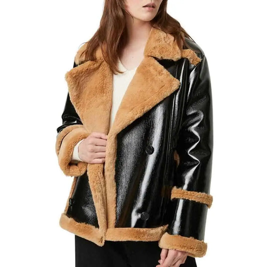 Women’s Leather and Fur Winter Jacket