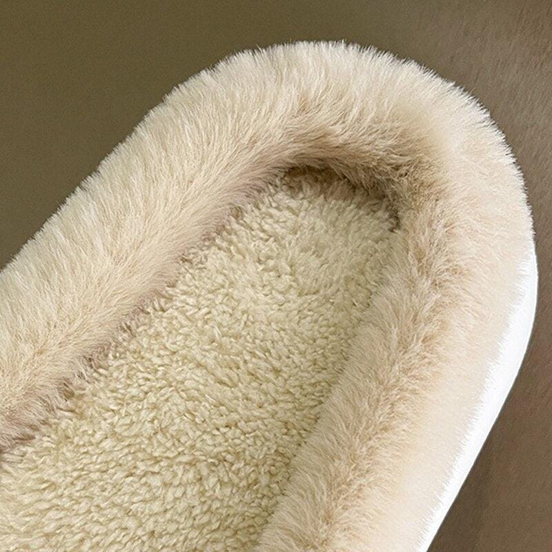 Woolies™ - Tjocka Varmfodrade Cloud Tofflor med Tjock Sula