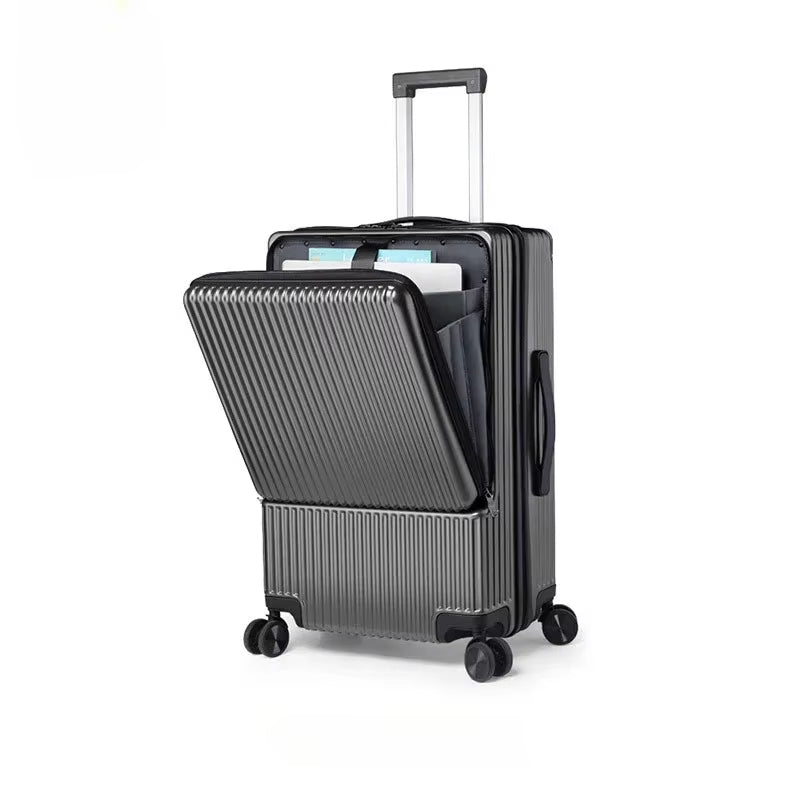 Resväska i ABS+PC, TSA-lås och framficka